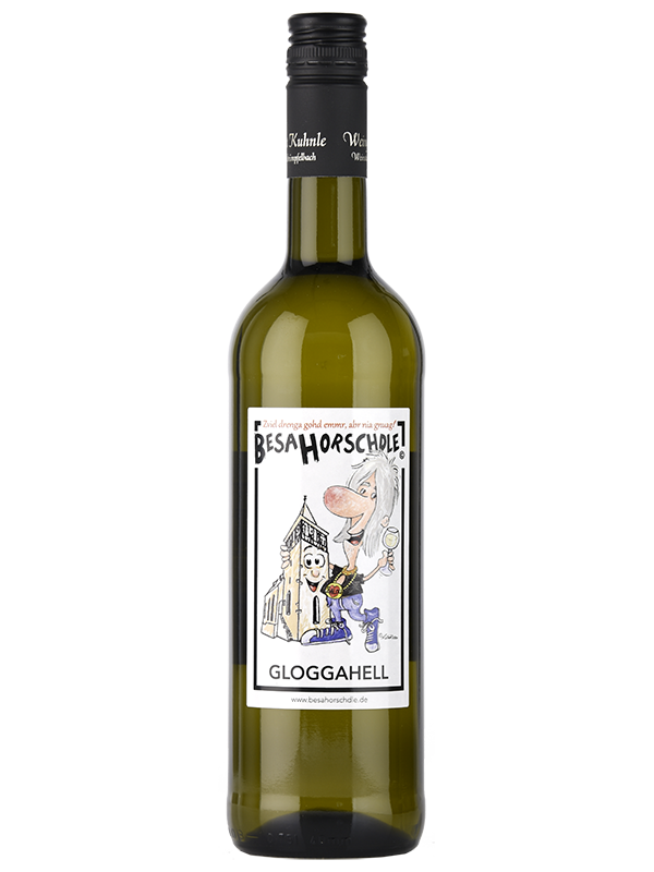 2023 >BesaHorschdle< GLOGGAHELL<br>Weißwein Cuvée trocken
